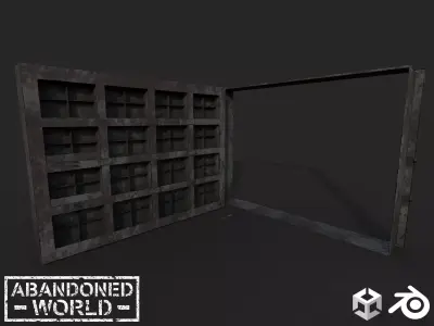 Hermetic Gate Low-poly 3D model