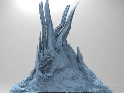 Alien Cliffs Sharp 7 3D model