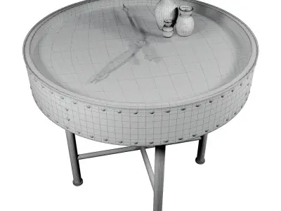 Table Clock 2 3D model