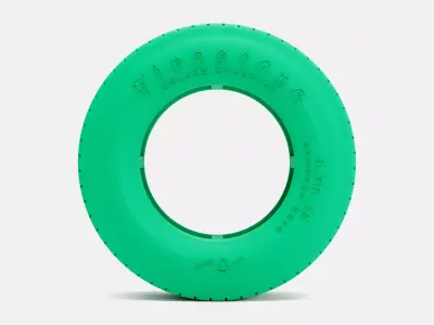 16x7 Firestone Dirt Track Tire 890-16 3D print model