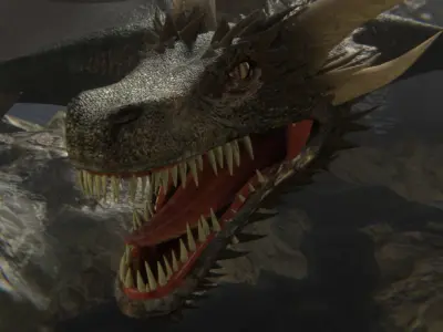 Dragon game of thrones 3D model