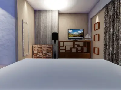 residential private villa Free 3D model