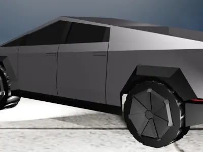 Tesla Cybertruck 3D model get