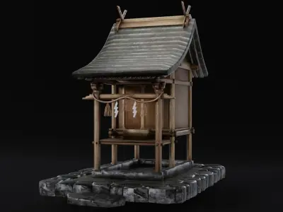 Japan Temple 3D model