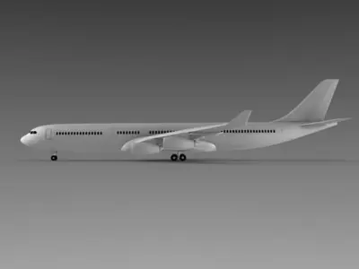 Airbus 340 - 300 3D model