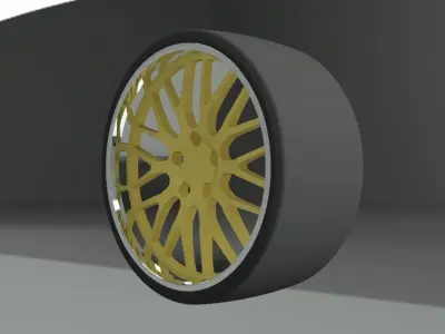 Car Rim Free 3D model 3