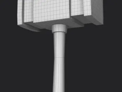 Hammer Low-poly 3D model 51