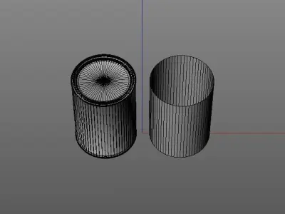 5 Quart paint can with lid  3D model