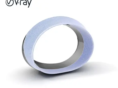 Rusty Steel Loop Model Pack Low-poly 3D model