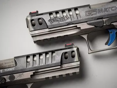 Walther PPQ Low-poly 3D model