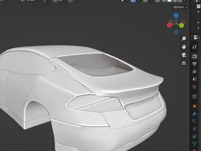 Tesla Car-----In progress Free 3D model