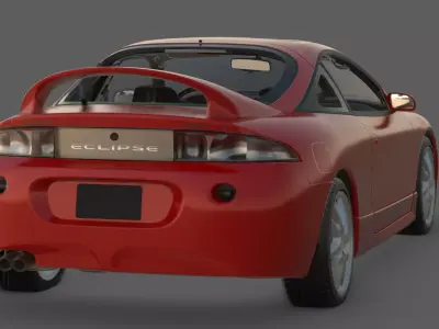 1995 Honda Integra Type R 3D Model  The FWD Perfection  3D model