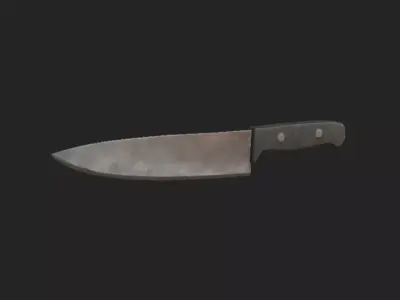 Knife 3D Model 002 Low-poly 3D model