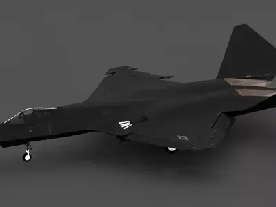 YF-23 Jade 3D model