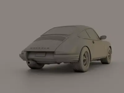 Porsche 911 1979 Multicolor 3D Printable Model 3D print model