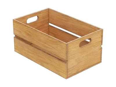 wooden crates set Low-poly 3D model purchase