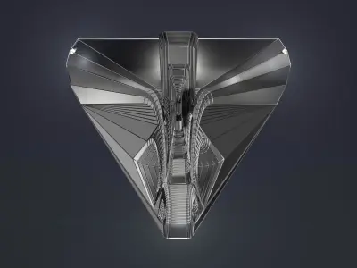 Spaceship 003 3D model