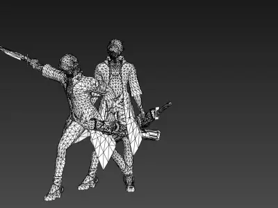 Swordsman 3D model