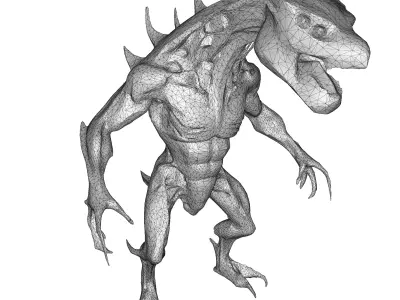 Battle-Ready Raptor Warrior Free 3D print model