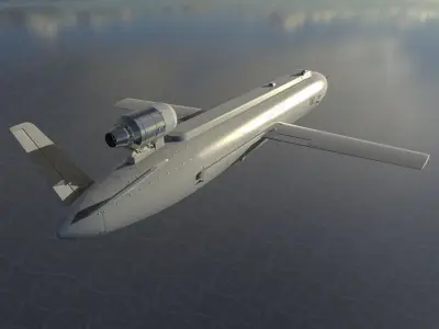 Ukrainian cruise missile  PEKLO  Detailed engineering 3D model