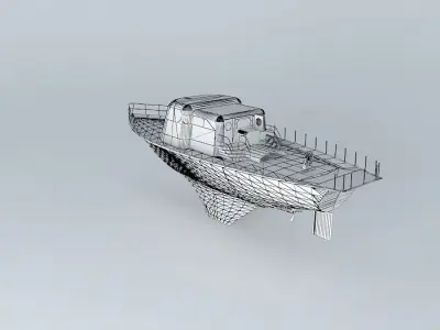 3D single hull Free 3D model
