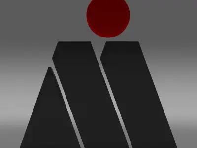 Magna Steyr Logo 3D model