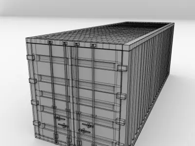 Freight Container 3D model purchase