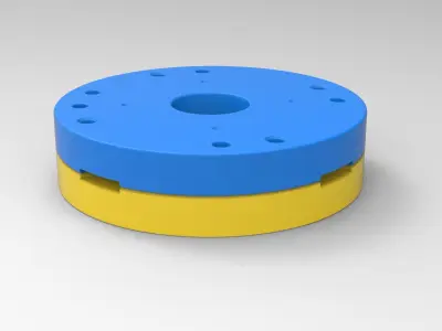 Mold for diecast tire 6 Scale 1 to 10 and 1 to 14 and 1 to 25 3D print model