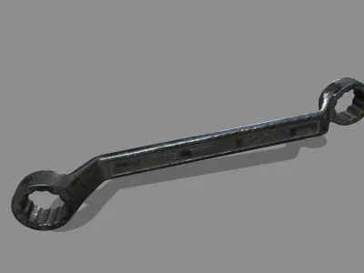 wrench ratchet Low-poly 3D model
