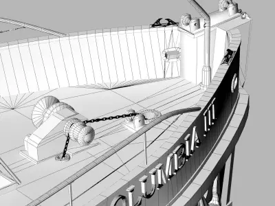 Columbia Mission Boat  3D model