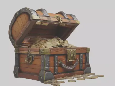 Treasure Chest Model 3D model