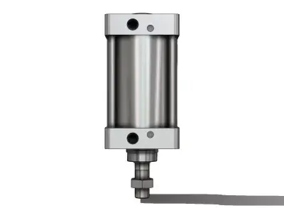 Cilindro Pneumatico SMC MDBB125TN 125Z Pneumatic Cylinder 3D model