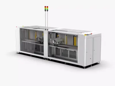 Automatic PCB Unloading Conveyor 3D model