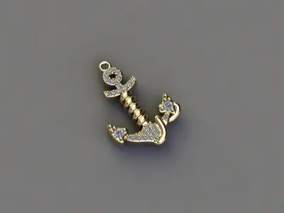 anchor design 3D model
