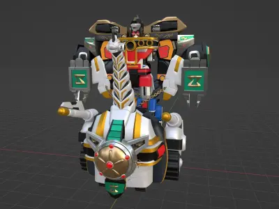 Dino Ultrazord - Power Ranger 3D model