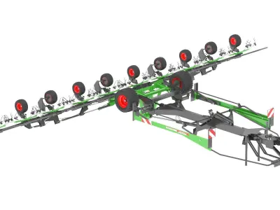 Fendt Cargo T955 Telehandler 3D model