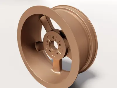 3D model rim wheel part12 3D model
