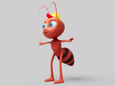 Cartoon Domestic Animal Pack Rigged 3D Models Animation Ready Low-poly 3D model