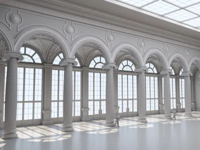 Ballroom 3D model
