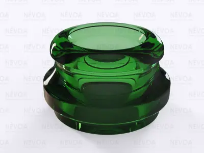 Glass finish - GME 13 05 - 02 - 29 mm - Spumante crown finish 3D model