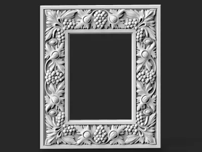 Frame 6 ornate 3D print model