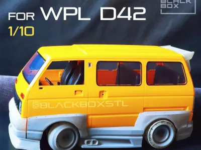 WPL D42 RC BODYKIT by BLACKBOX 1-10th 3D print model
