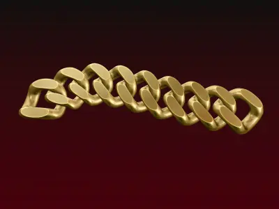 Cuban Chain Ring 3D print model