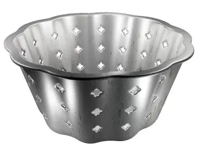 Classic Aluminium Tray 3D model