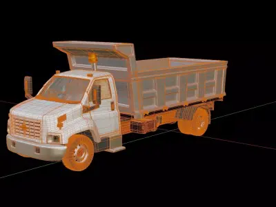 Chevrolet Kodiak C6500 Tipper 3D model