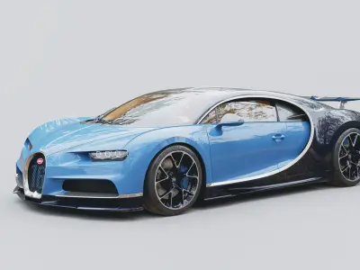 Bugatti Chiron Sport 2019 3D model buy
