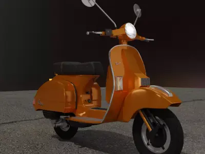 Vespa PX 125 3D model buy