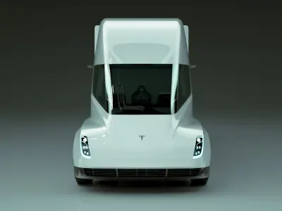 Tesla Semi Truck 3D model buy