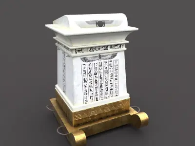 Set of Egyptian Household Artifacts 3D Model Pack