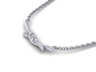 Bar Knot Pendant 3D print model